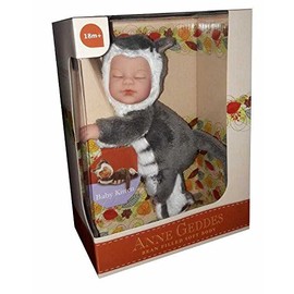 Anne Geddes 9 inch Baby Kitten Doll - Bean Filled Soft Body Collection
