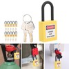 10 Sets 38mm Lockout Lock Dustproof Nylon Industrial Engineering Insulation