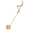 Spiral LED Pendant Light Gold Color High Brightness Eyes Protection