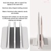Laptop Holder Vertical 2 Slots Aluminum Alloy Adjustable Laptop Stand