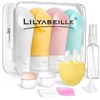 LilyAbeille Travel Bottles for Toiletries Leak Proof, 14 Pack TSA