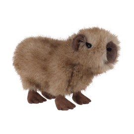 Apricot Lamb Capybara Plush Stuffed Animals for Kids, Soft Cute Plush Toys for Baby Girl and Boy, Fluffy Capybara Brown 7.1 Inches
