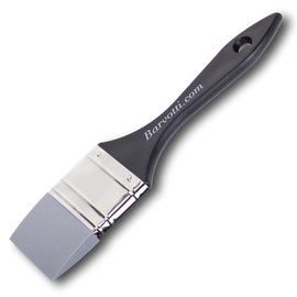 Barvotti Silicone Color Shaper Brush (Mottler) - a Flat Sharp-Edged Flexible Tool to Apply, Move and Remove Acrylic Paints and Water Based Medium with Precision - A Studio Essential 2 Inch Wide