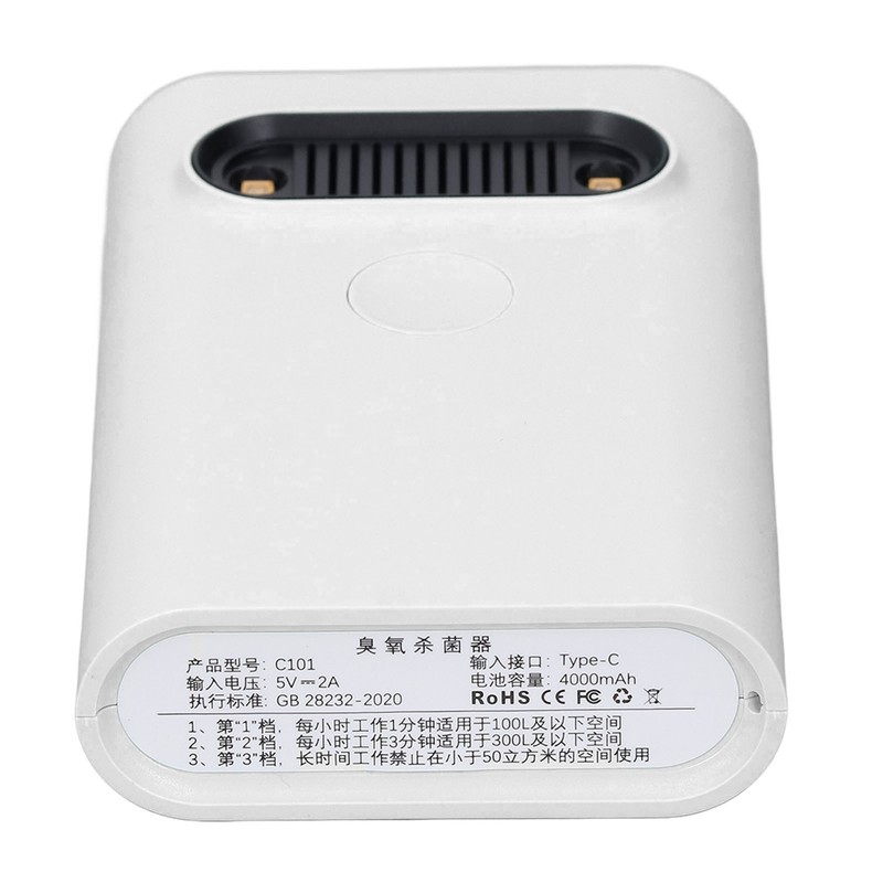 Mini Ozone Air Purifier Odor Removal Efficient Purification Low Noise