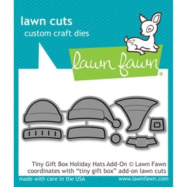Lawn Cuts Custom Craft Die-Tiny Gift Box Holiday Hats Add-On