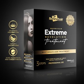 Keratin Revolution Protein Smoothing System120ml 3x Brazilian hair Treatment Hair Straightening,Smooths, Strengthens, Softens Formaldhendy Free Keratin