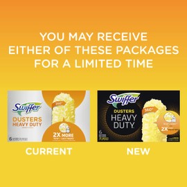 Swiffer Dusters Heavy Duty Multi-Surface Refills, Unscented, 6 Count