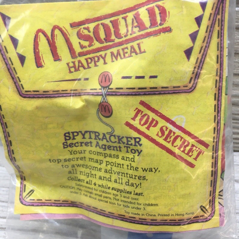 McDonald's 1992 Secret Agent McDonalds Happy Meal Spytracker Toy -