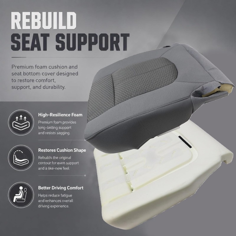 NLQR Front Driver & Passenger Bottom & Top Lean Back