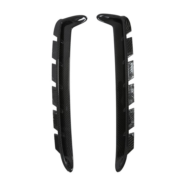 2pcs Side Air Vent Trim Carbon Fiber UV Resistant Replacement
