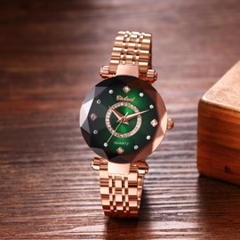 Women's Wristwatch, Popular Ranking, Cute, Waterproof: Adjustable Length, Women's, Stainless Steel, Fashion Watch, Birthday, Anniversary, Christmas, Valentine's Day, Gift for Girlfriend, green