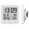infactory Bathroom Hanging Clock: Set of 2 Bathroom Clock Thermo/Hygrometer