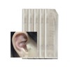 LuminaD Transparent Ear Acupressure Patch for Acupoint Therapy Silver Bead