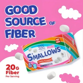 Malvaviscos Choczero Zero Sugar Keto Marshmallow 300g                                                                                                 