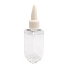 Pointed Cap Square Refill Bottle 50ml White 25ea