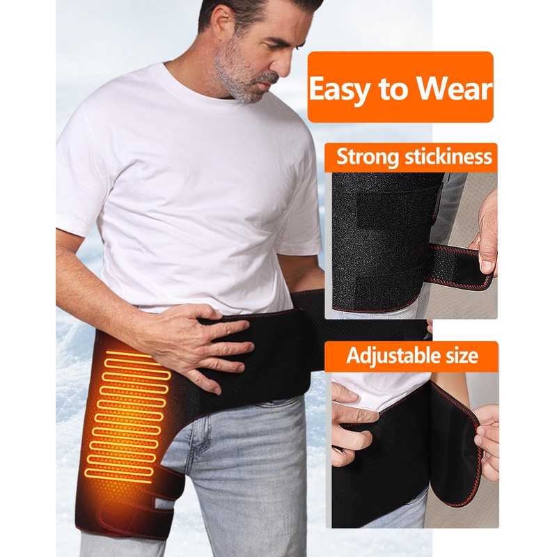 Hip Heating Pad, Heating Pad for Hip, Electric Heated Hip