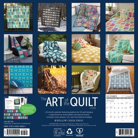 Art of The Quilt 2026 12" x 12" Wall Calendar