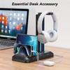 KDD Headset Stand with Charging Station - Detachable Controller Holder