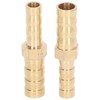 2pcs Barbed Hose Fitting, Brass Pipe Connector, Pipe Reducer for