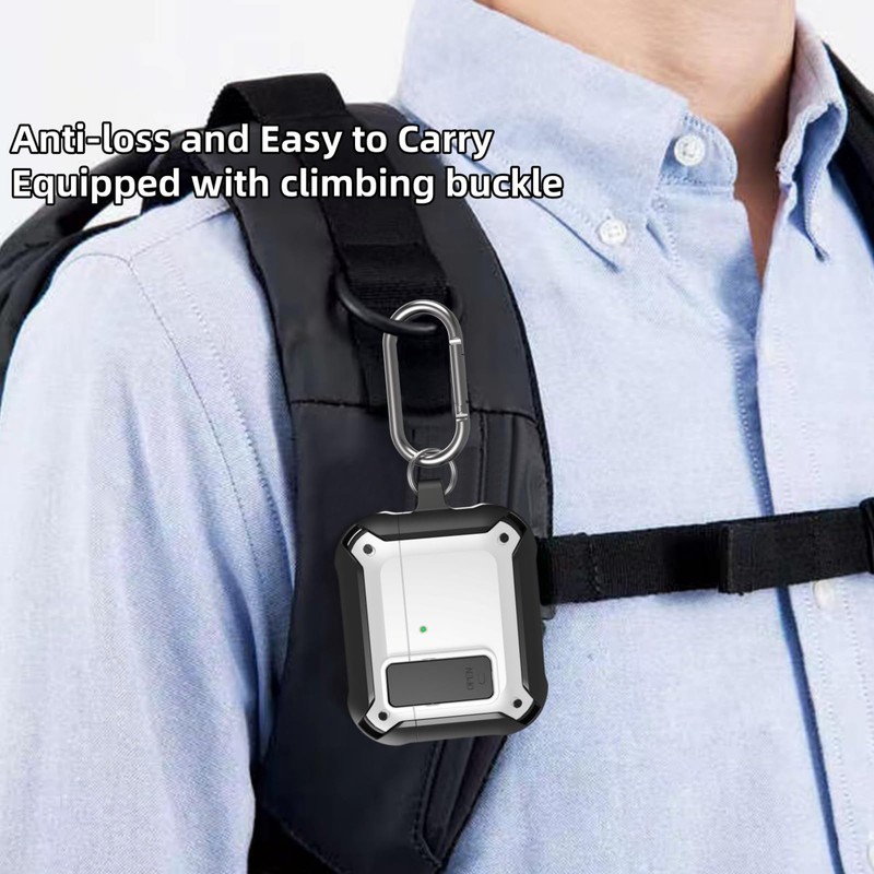 [3 in 1] TSVSXS Lock Case Compatible with AirPods 4
