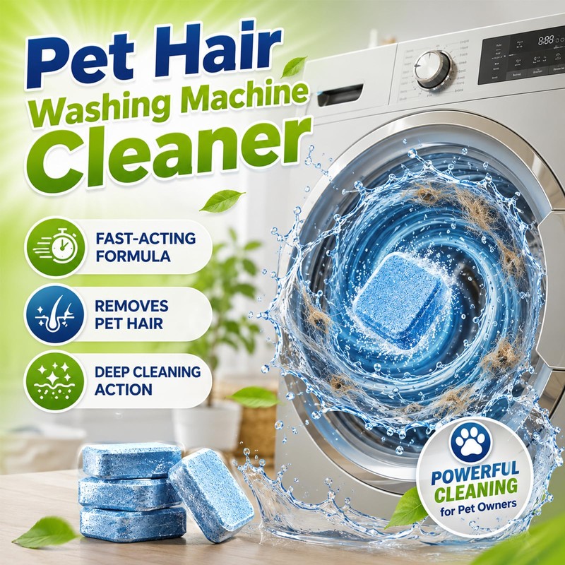 24PCS Washing Machine Cleaning Tablets, Deep Cleaning Washer Cleaner, Fragrance-Free