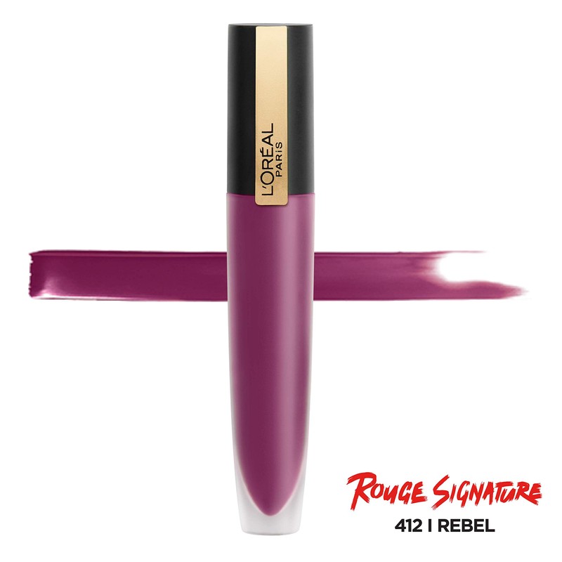 L'Oreal Paris Makeup Rouge Signature Matte Lip Stain, I Rebel