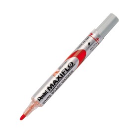 Pentel Maxiflo Whiteboard Marker Fine Bullet Tip Red