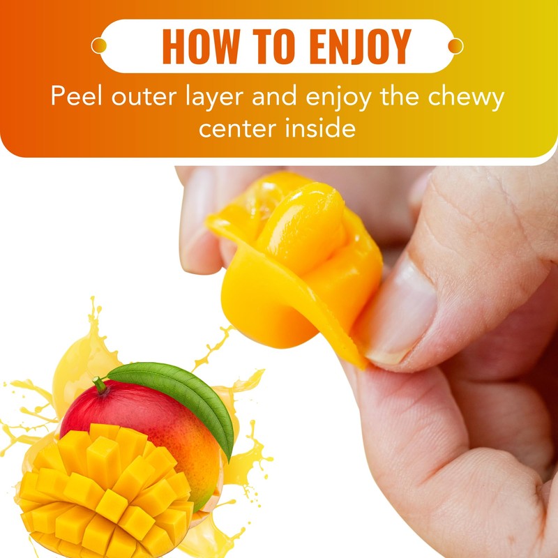 (8 Packs) MetaVita - Big Mango Gummy Candy – Individually