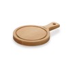 Boska Serving Board Round Amigo S/with Handle/Rustic Beechwood/for Cheeses or