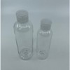 Cylindrical empty cosmetic bottles, snap caps, travel portable makeup dispensing containers, empty PET containers / 원통형 화장품 공병 똑딱캡 여행용 휴대 메이크업 소분통 빈통 페트 용기