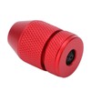 Adjustable Drill Stop Collar Aluminum Alloy Red Anti Slip Nylon