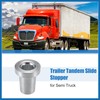A ABSOPRO Trailer Tandem Slide Stopper Slider Stopper Lock Pin