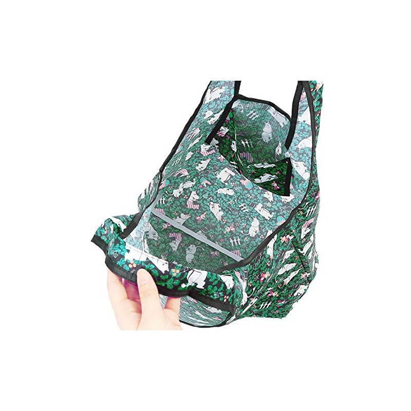 Peanuts Swirl Shopping Bag Market SNAP3615 Green s