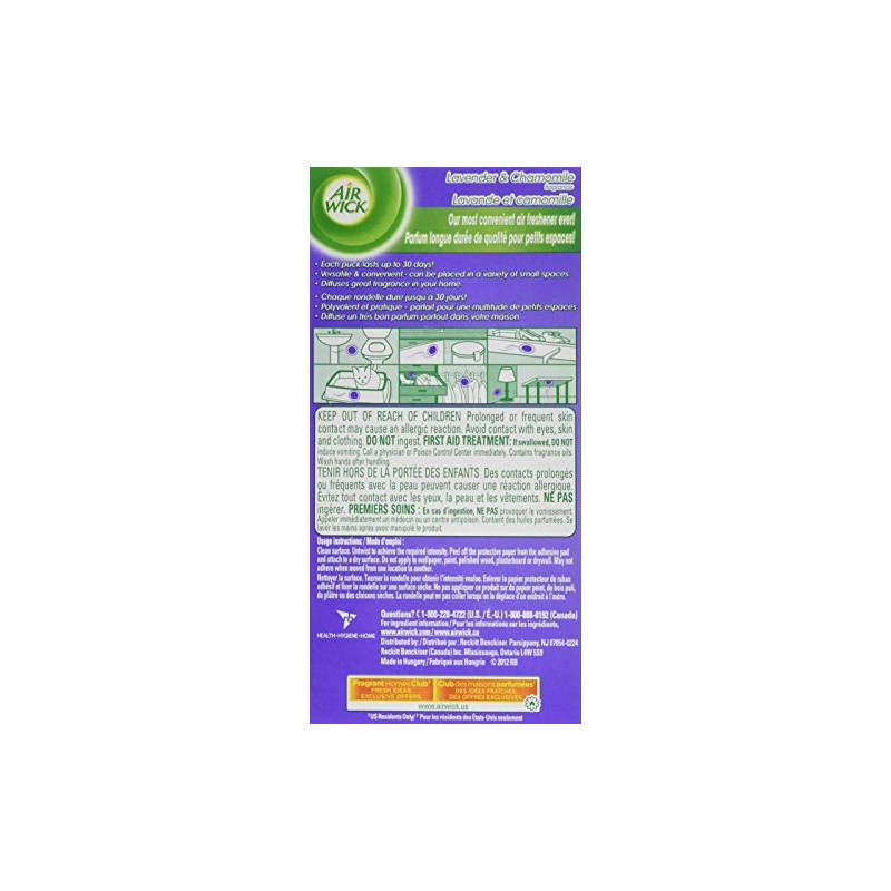 Air Wick Stick Ups Air Freshener, Lavender and Chamomile 2ct,