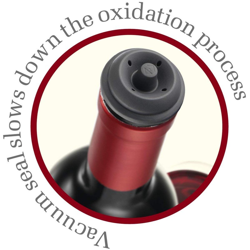 Vacu Vin Wine Saver Vacuum Stoppers Set of 6 â