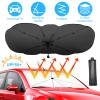 Foldable Car Umbrella Cover Protect Vehicle from UV Sun UPF50+