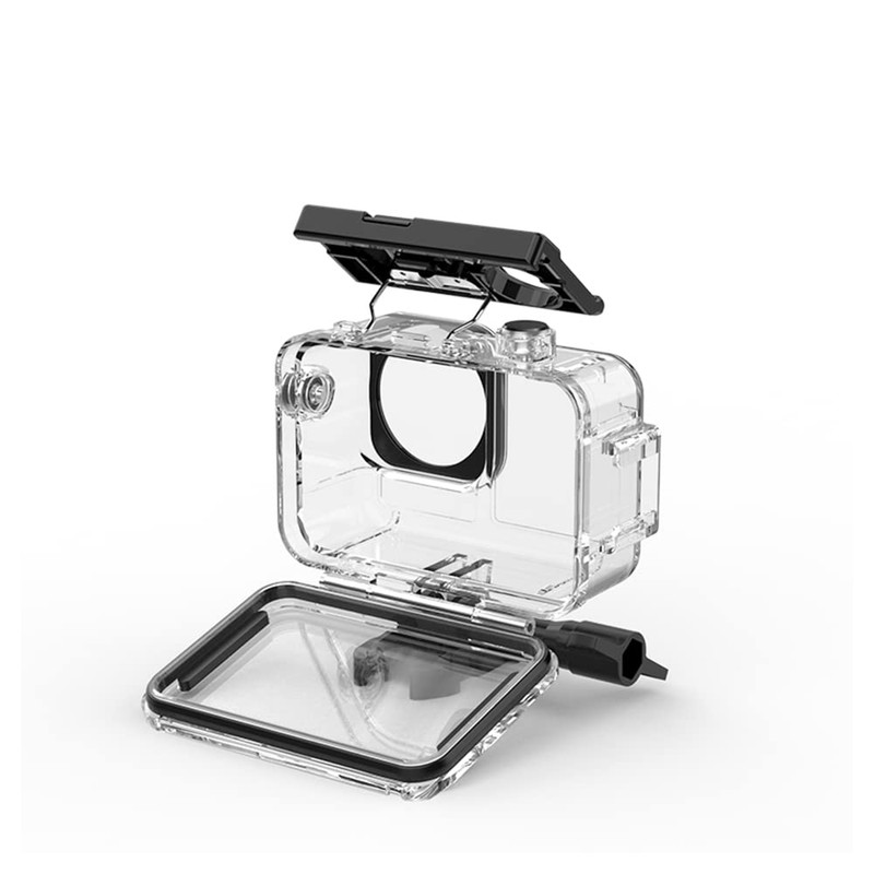 Linghuang 40M Waterproof Case for DJI Osmo Action 5 Pro,4,3,Underwater
