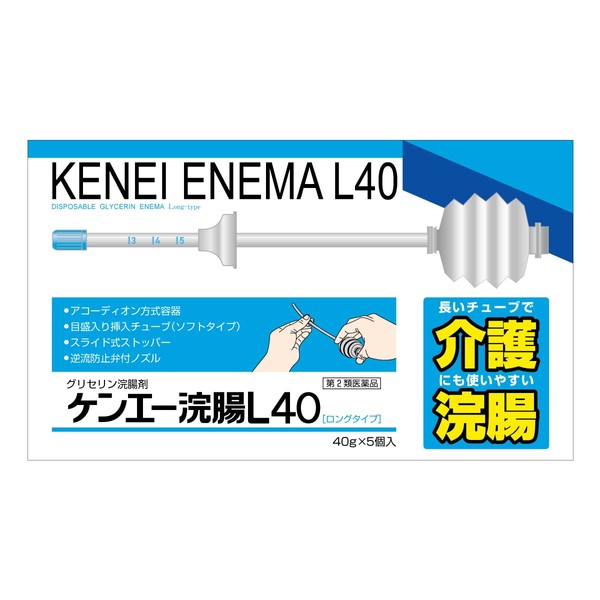 [Class II Drugs] Kenei Enema L40 (40g x 5)