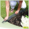 End element for lawn edging narrow 14 cm high, 100