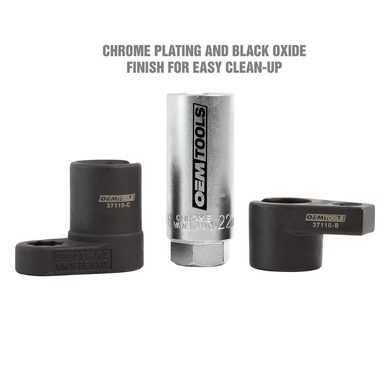 OEMTOOLS 37110 Oxygen Sensor Socket Set, 3 Piece, 3/8 Inch