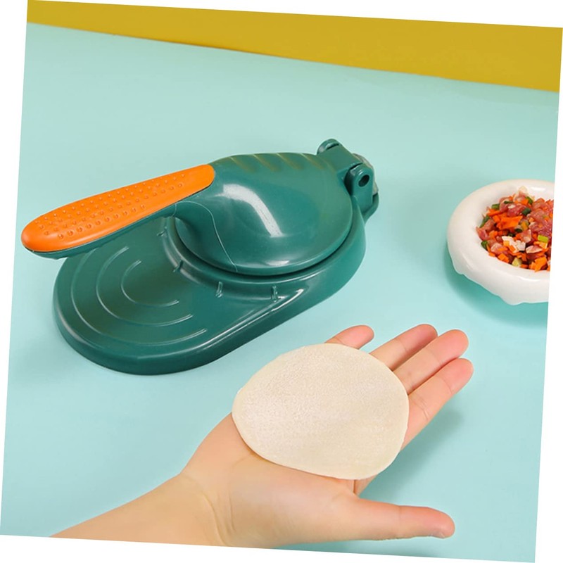 GRIRIW Dumpling Skin Presser Mold Pastry Wrapper Maker for Easy