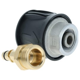 vhbw 2-Piece Adaptor Set to M22 Thread Compatible with Kärcher K 7 Pressure Washer - Quick Coupling