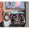IWXYI Mushroom Skeleton Retro Gothic Women's Makeup Make Up Bag