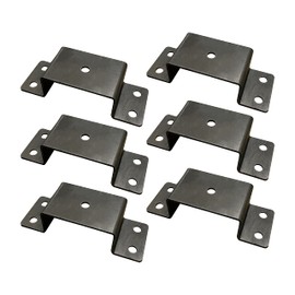 A.A Heavy Duty Bolt-On 2x4 Steel Stake Pockets for Trailer & Truck (6)