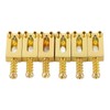 6 Pcs Electric Guitar Bridge Saddle Standard Zinc Alloy Guitar