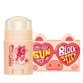 ELIZAVECCA MILKY PIGGY SUN GREAT BLOCK STICK - Protector solar en barra SPF50 PA contra rayos UVA y UVB - 22 g                                        