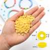 IOOLEEM 2000+pcs Yellow Polymer Beads for Bracelets and Jewelry Crafts