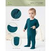 BambooBud Baby Footie Romper Pajamas Unisex Newborn Infant Footed Pjs