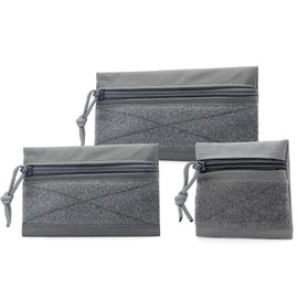 Qavctw Pack of 3 Tactical Admin Bag with Hook and Loop Tool Storage Snack Candy Bags Hanging Bags Backpack Accessories Bags