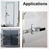 ESUDNT Cargo Trailer Door Latch Hasp Keeper for Ramp Padlock